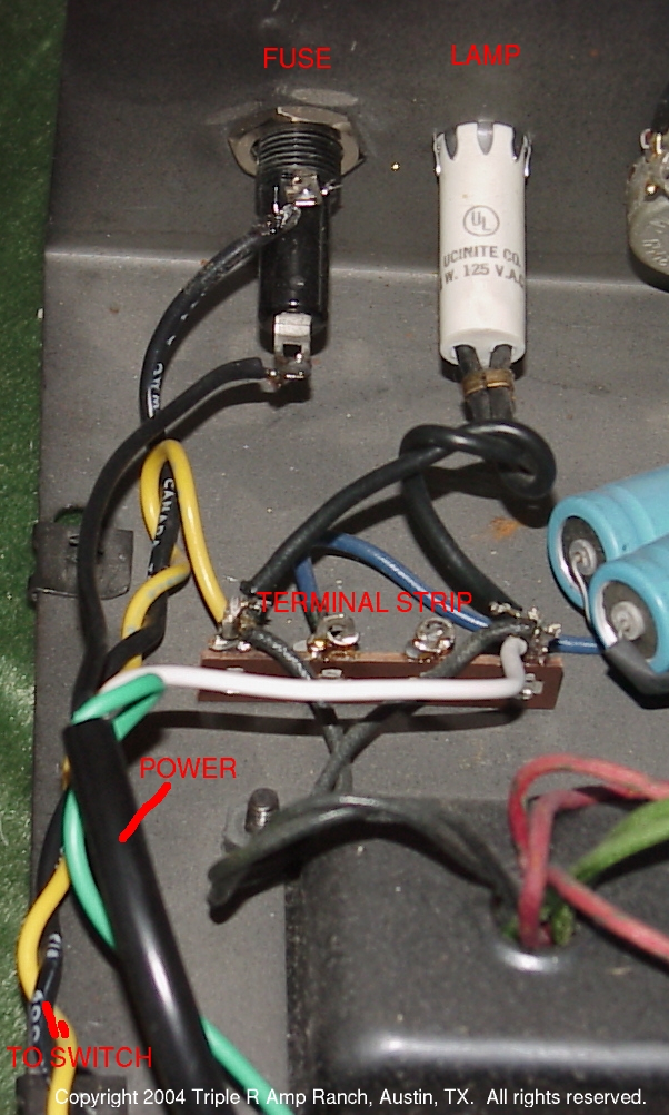 Kalamazoo Amp Field Guide Reverb 12 Three Wire Power Cord