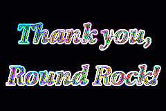 Thank you, Round Rock!